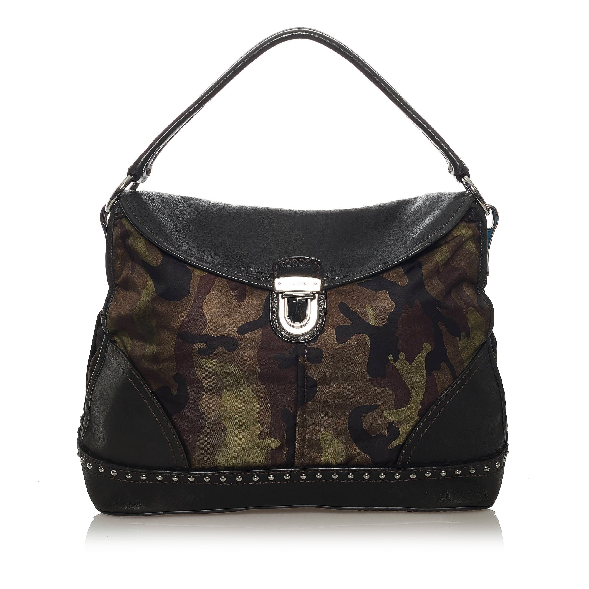 Prada Tessuto Shoulder Bag Camouflage Nylon | 790