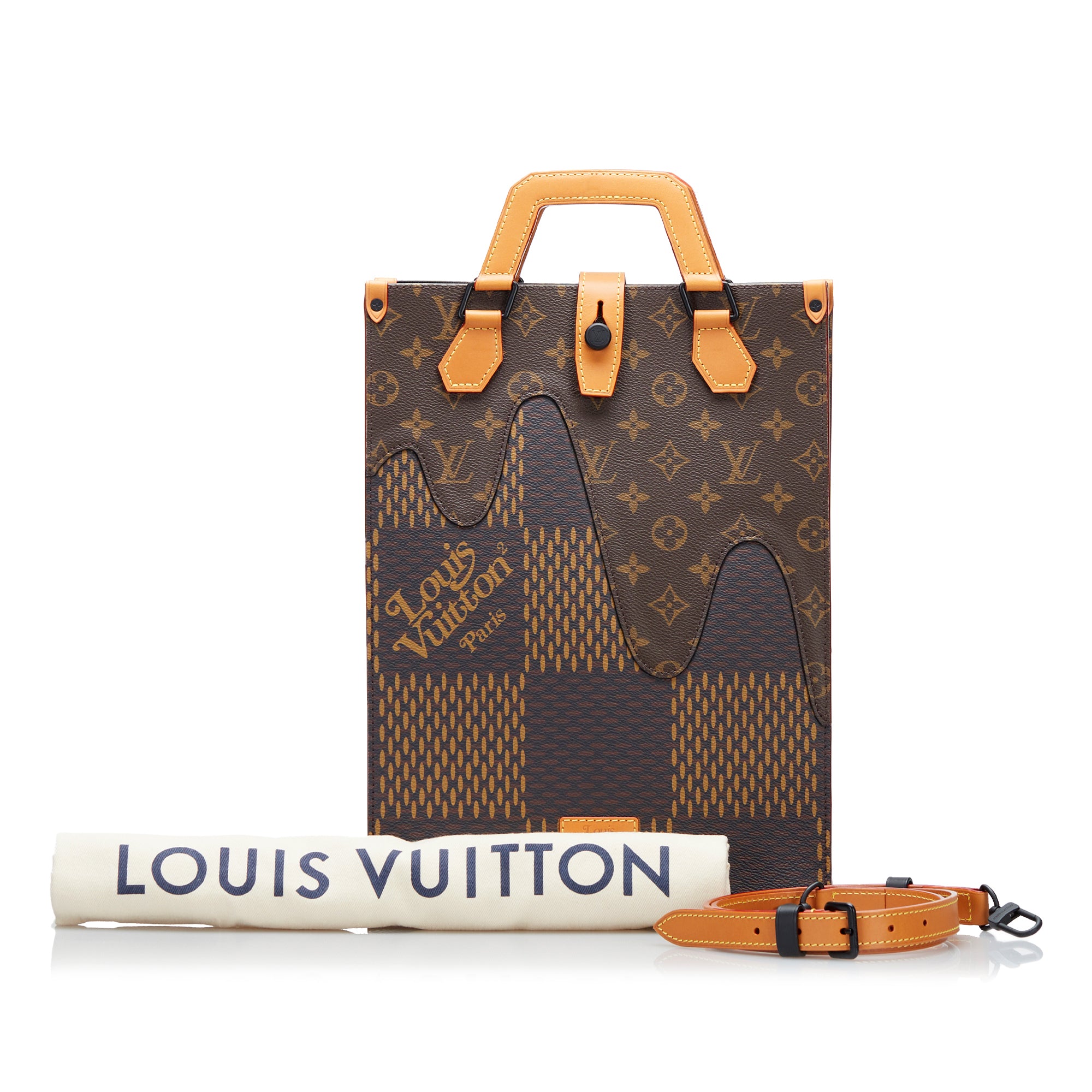 Louis Vuitton x Nigo Sac Plat Monogram Giant Damier Wave