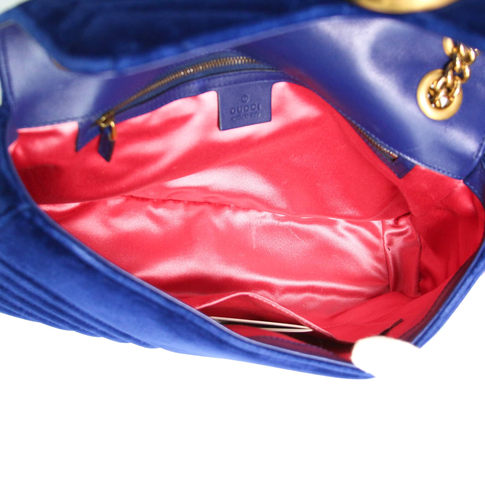 gucci handbag blue velvet