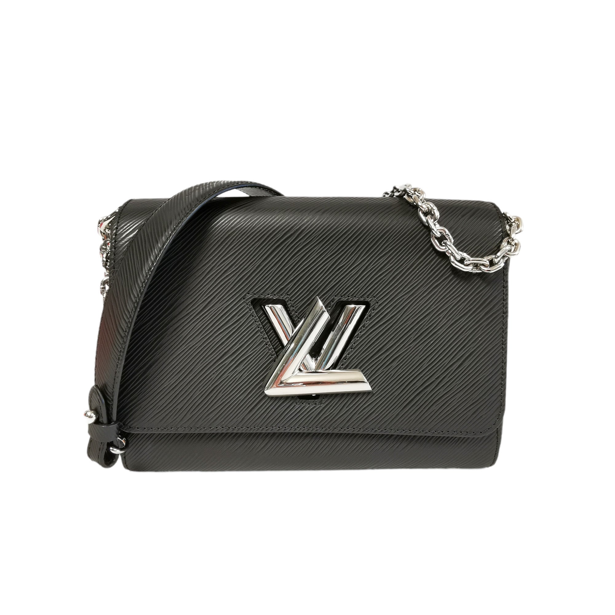 Buy, Louis Vuitton, Twist pm malletage silver metallic