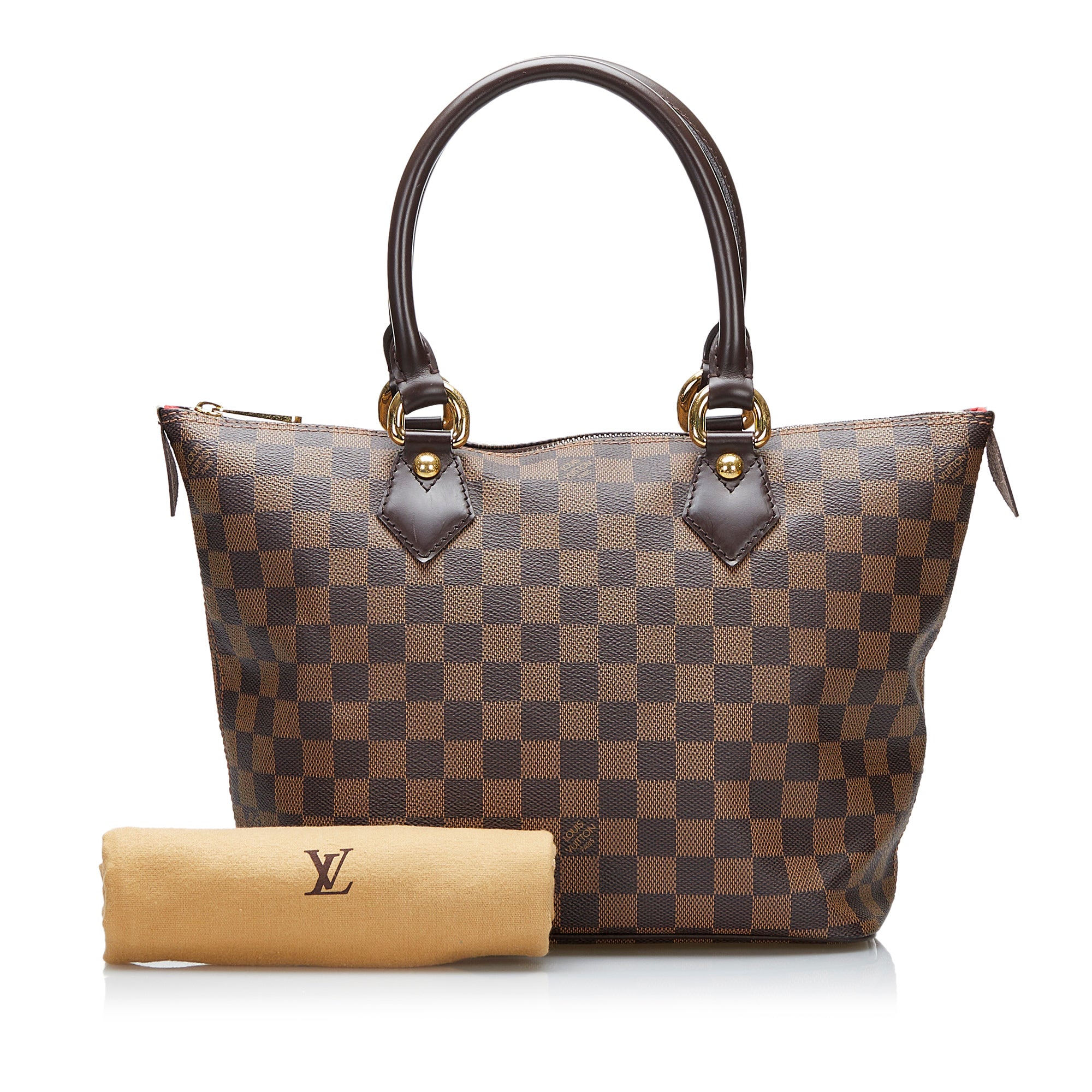 LOUIS VUITTON #42561 Saleya MM Damier Azur Canvas Handbag