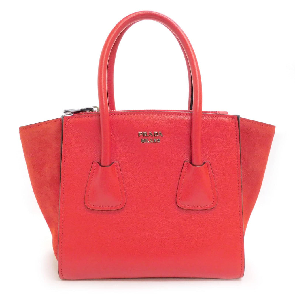 Cuir rouge de sac à main Prada | 1,060