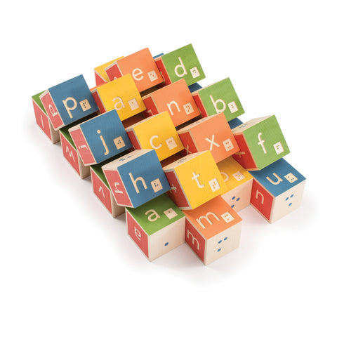 ABC Wooden Block Frame by Konges Sløjd – Maude Kids Decor