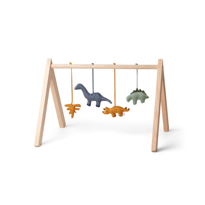 Knitted animals for baby - Gio playgym accessories - Dino mix - of 4 par Liewood