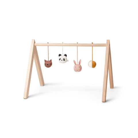 Portique d'éveil bois naturel LIEWOOD l  wooden Play Gym