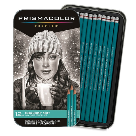Prismacolor Premier Turquoise Soft Graphite 12 Set