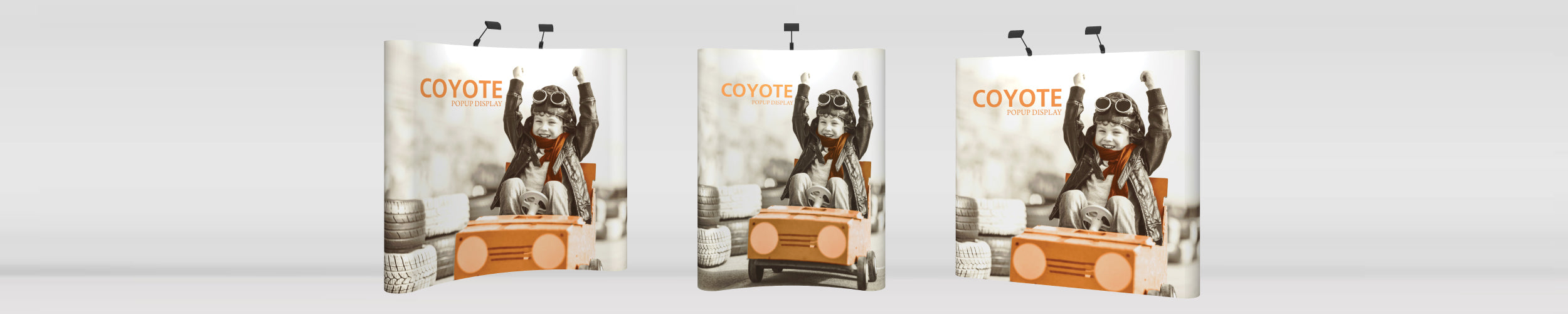 Coyote Pop Up Displays