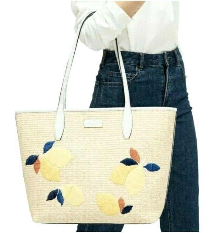 kate spade lemon tote bag