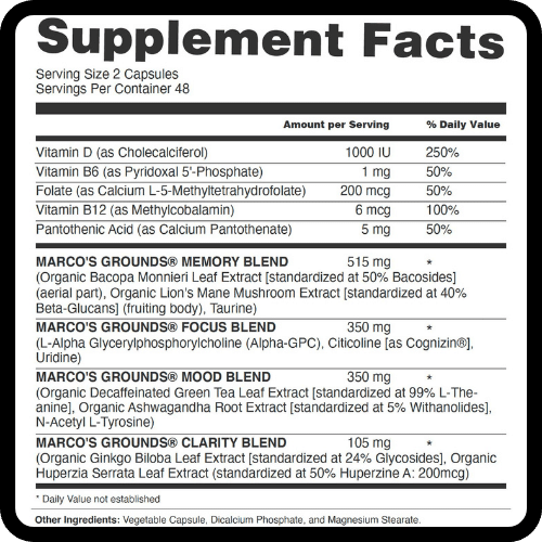 Supplement Fact Image