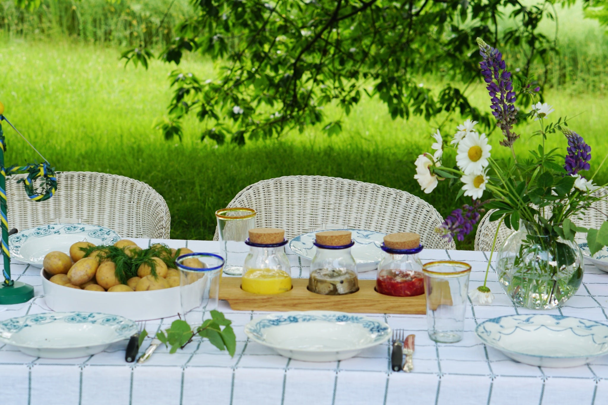 Mittsommer in Schweden Buffet Mys Shop