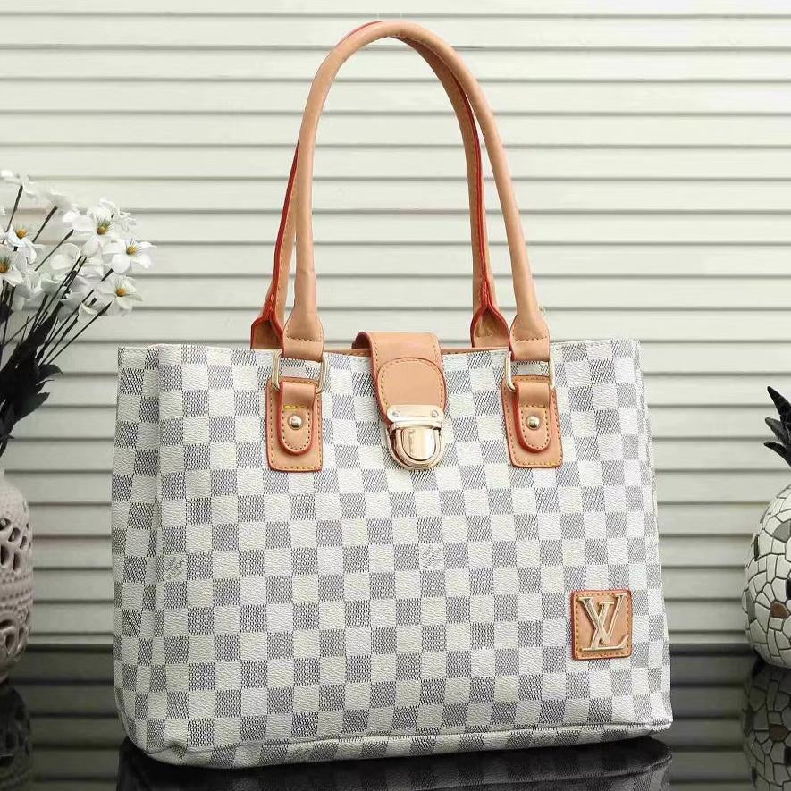 LV Louis Vuitton classic printed letters ladies shopping handbag