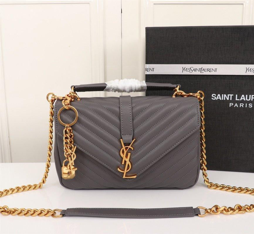 YSL Women's Leather Shoulder Bag Satchel Tote Bags Crossbody from-34