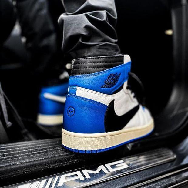 NIKE AIR JORDAN 1 MID Aj1 lightning barb MID TOP SHOES from biub