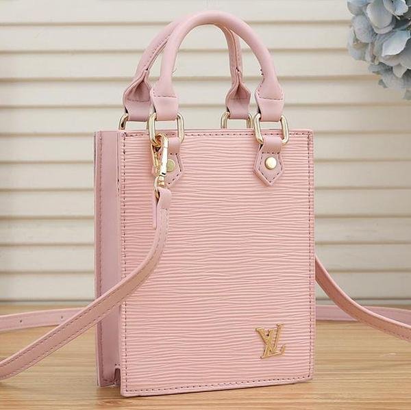 LV Louis Vuitton Pure Color Water Wave Ladies Shopping Handbag S