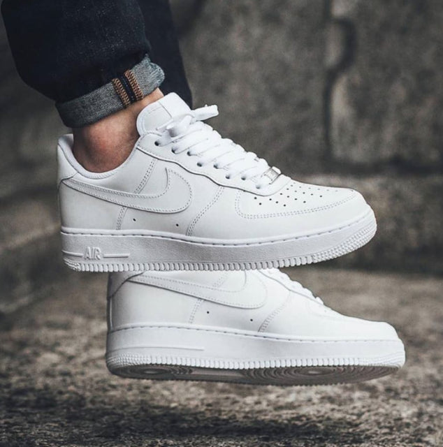 Nike Air Force 1 AF1 Low Triple White Sneakers Shoes from