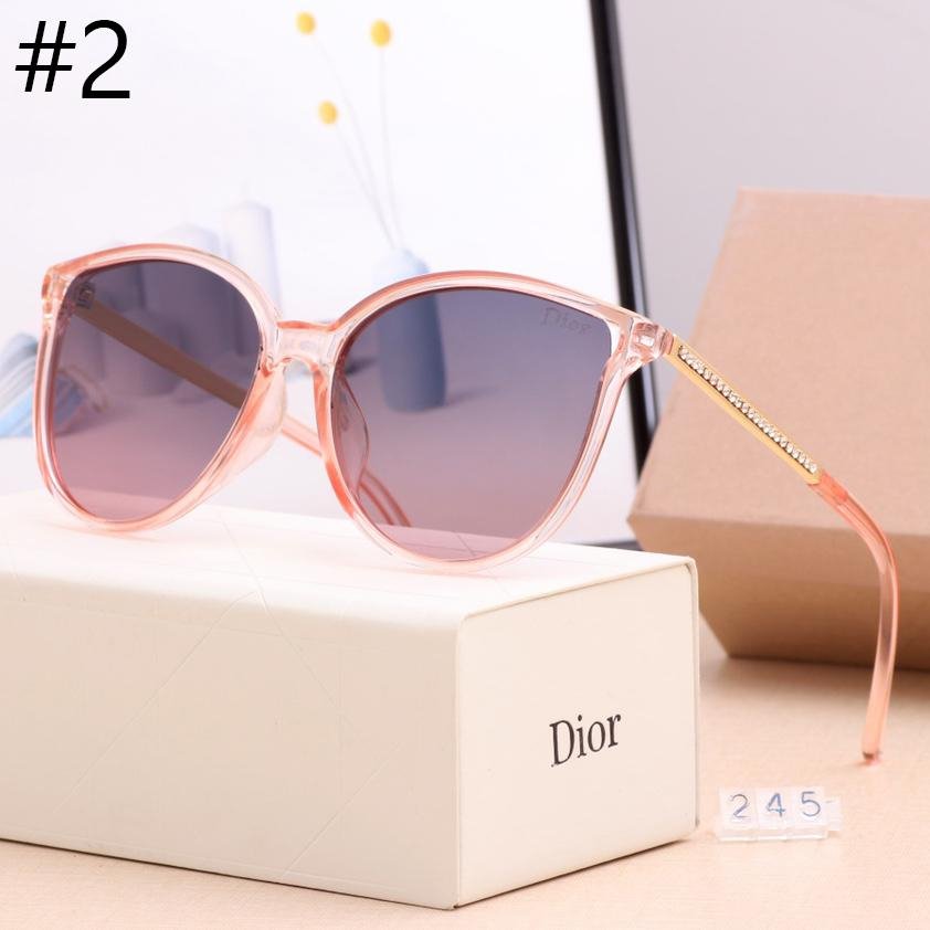 Christian Dior new mens and womens gradient rhinestone sunglasse