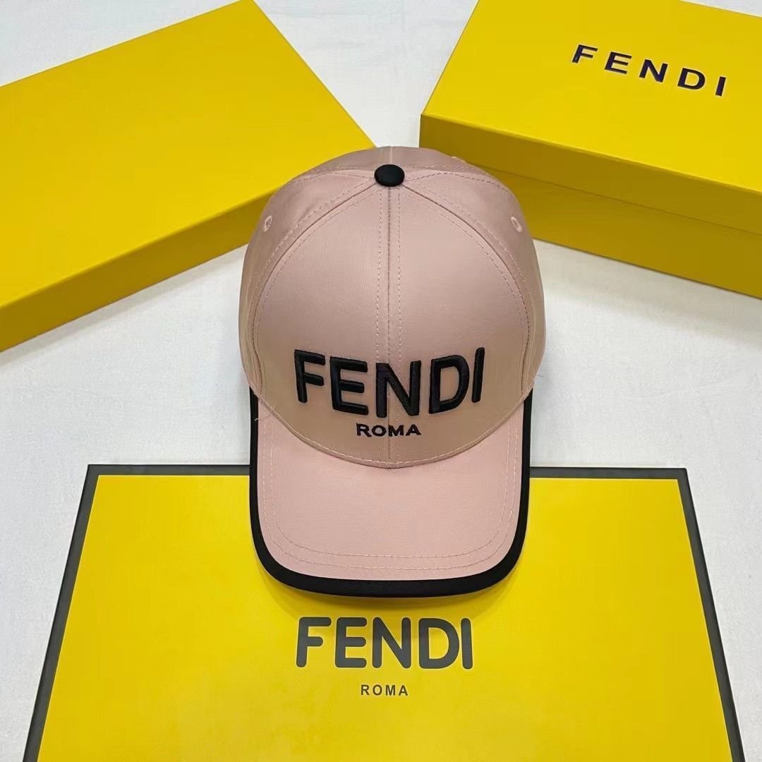 Fendi embroidered alphabet baseball cap-2