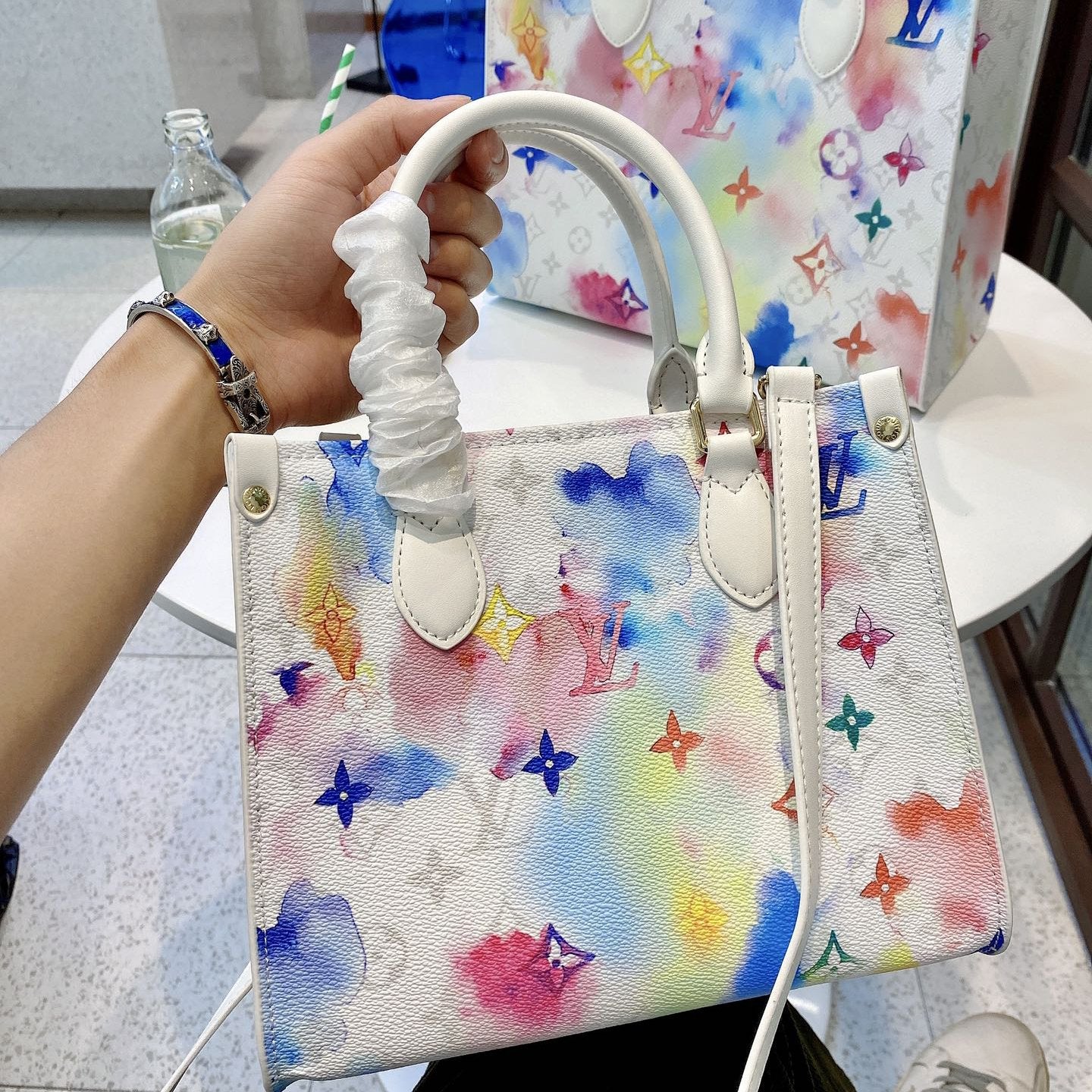 tie dye lv bag