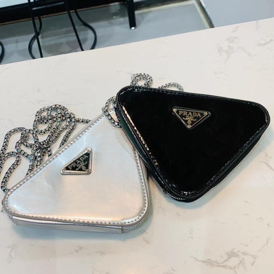 PRADA Woman personalized triangle key bag chain shoulder bag-1