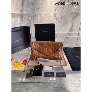 YSL Womens Tote Bag Handbag Shopping Leather Tote Crossbody Satc