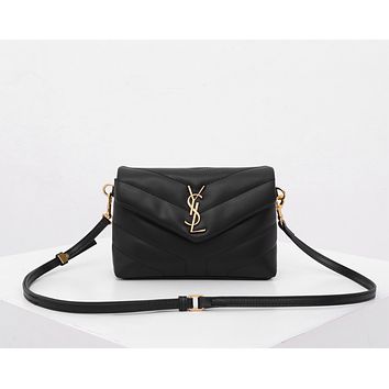 YSL Women Leather Shoulder Bags Satchel Tote Bag Handbag Shoppin