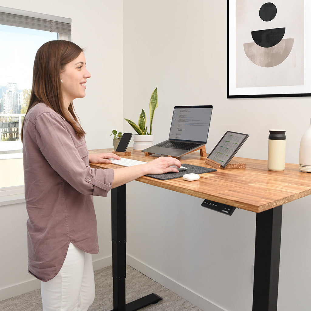 bamboo home office desk