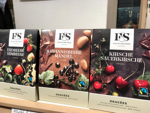 Frucht und Sinne Schokolade Schokofrüchte im Wieselburger Schmankerlladen