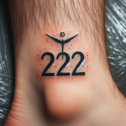 222 Ankle tattoo 1