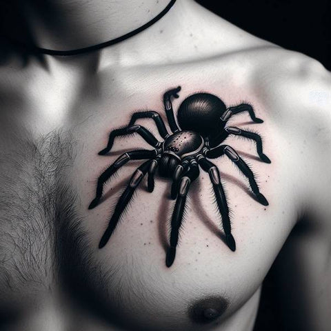 3D Spider Tattoo