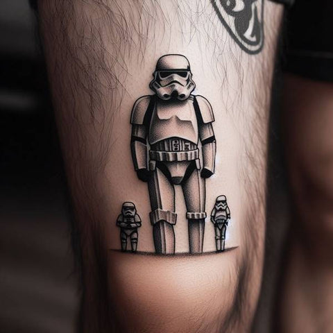 Above The Knee Star Wars Tattoo 2