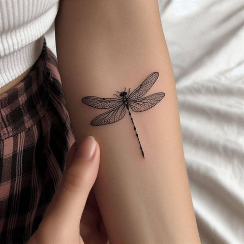 Abstract Dragonfly Tattoo 1