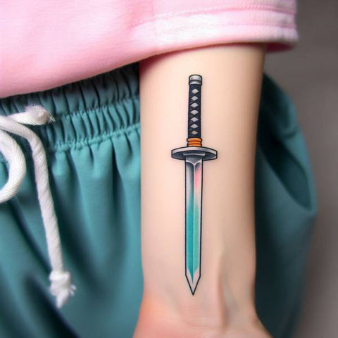 Anime Sword Tattoo 1