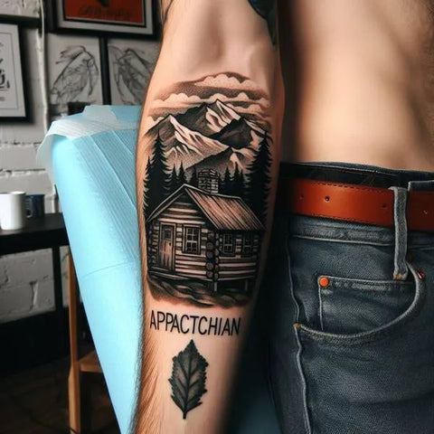 Appalachian Mountain Tattoo 2