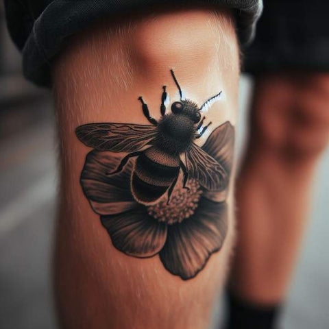 Bee Knee Tattoo 2