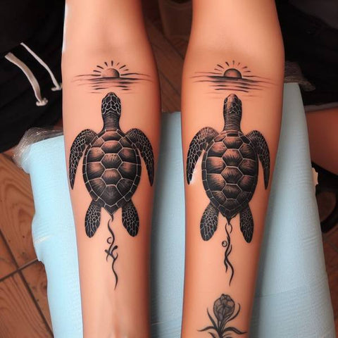 Best Friend Sea Turtle Tattoo 1