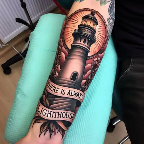 Bioshock Lighthouse Tattoo 1