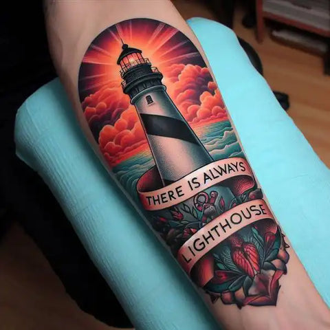 Bioshock Lighthouse Tattoo 2