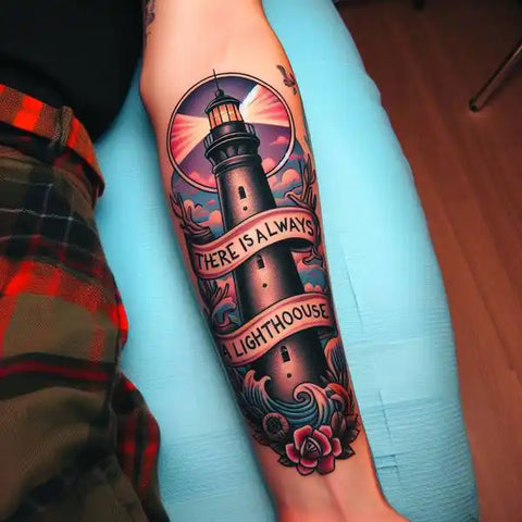 Bioshock Lighthouse Tattoo 3