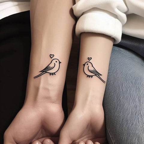 Couple Bird Tattoo