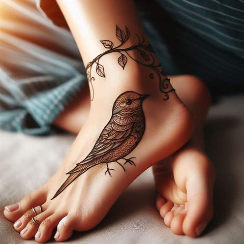 Bird Foot Tattoo