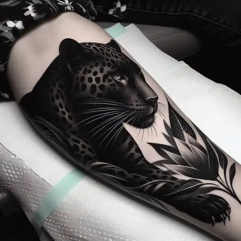 Black Jaguar Tattoo 1