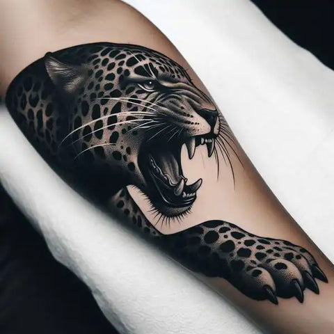 Black Jaguar Tattoo 2