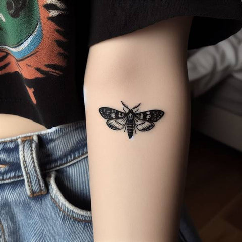 Black Moth Tattoo 2