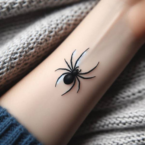 Black Spider Tattoo 1