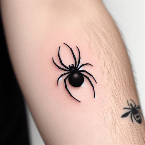 Black Widow Spider Tattoo 2