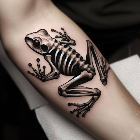 Bone Frog Tattoo 2