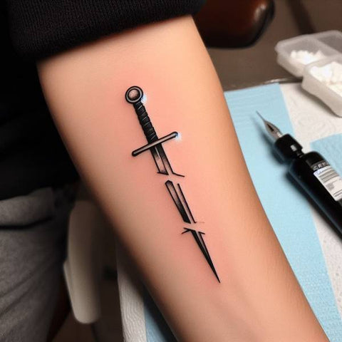 Broken Sword Tattoo 1