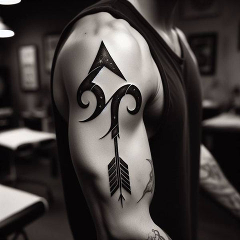 Capricorn Arrow Tattoo