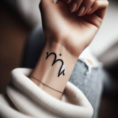 Capricorn Wrist Tattoo