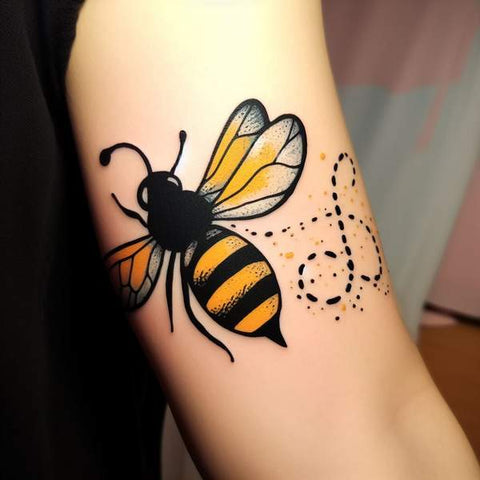 Ash Farrow Tattoo Artist - 🐝bumble bee🐝 #cutetattoo #bendigo  #kawaiitattoo #bumblebee #cute #femaletattooartist | Facebook